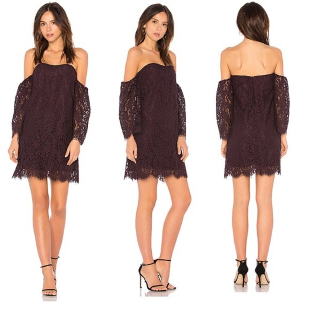 New Cupcakes and Cashmere Off Shoulder Dress